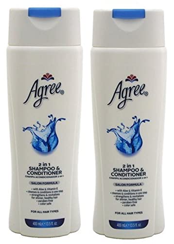 Agree 2-In-1 Shampoo & Conditioner 13.5oz (2 Pack)