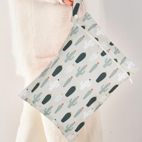 Image of HappyFlute 9 Sets Newborn Baby Cloth Pocket Diapers Adjustable Reusable for Baby Boys and Girls(6-33 pounds,0-3 Years),One Wet Bag+4Diapers and 4Inserts (AD10)
