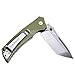 Harnds Warrior/General Tactical Folding Knife with D2 Steel Blade G10 Handle Flipper Opening (tanto point+gray titanium)