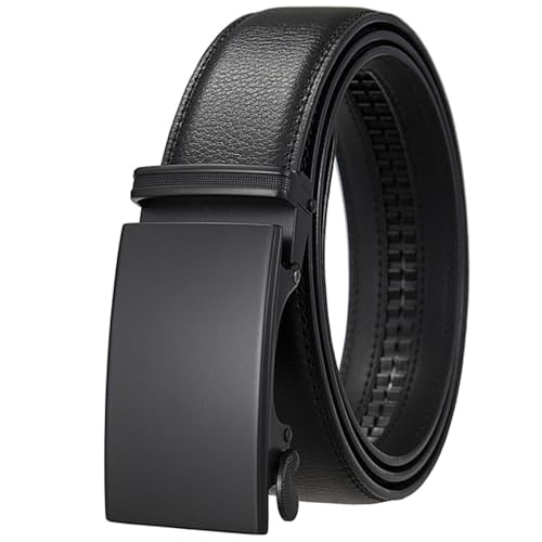 Ceinture à cliquet automatique homme en cuir pour rester élégant du bureau au week-end