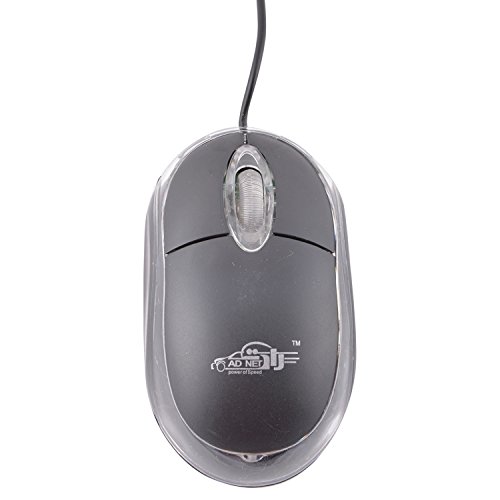 Image of Adnet AD-201 Mouse adds comfort and control to your computing experience. The high-performance optical engine captures small movement inputs with ease. It provides ease-of-use and better reliability as there are no moving parts to wear out or gather dirt and dust. Featuring three buttons, this mouse is perfect for Internet enthusiasts and gamers as well, with fast and accurate responses. Black
