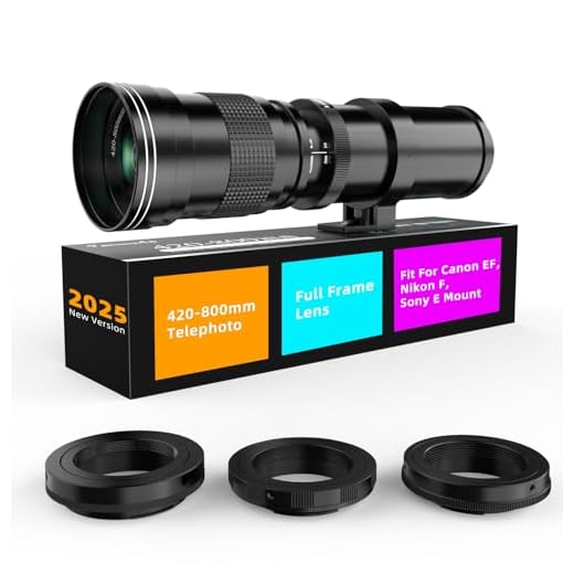 Yanuoda 420-800mm Telephoto Zoom Lens