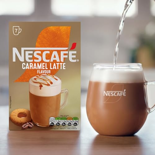 NESCAFÉ Caramel Latte Instant Coffee 7 x 17g Sachets