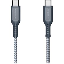 Ventev Braided USB-C to USB-C High Speed 6 Foot Cable
