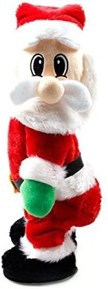 Dumonsly Twisted Wiggle Hip Twerking Christmas Santa Singing Electric Toy