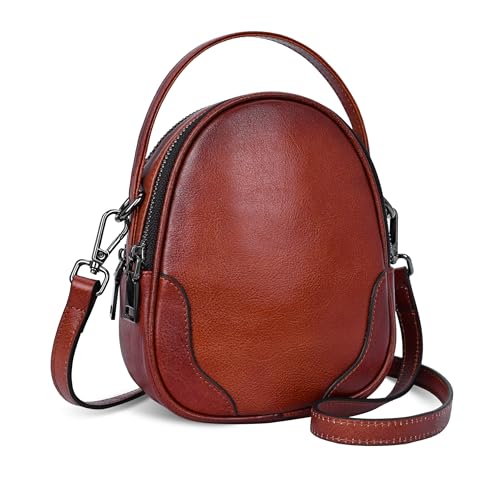 Iswee Small Crossbody Bag for Women Purse Leather Shoulder Handbag Satchel