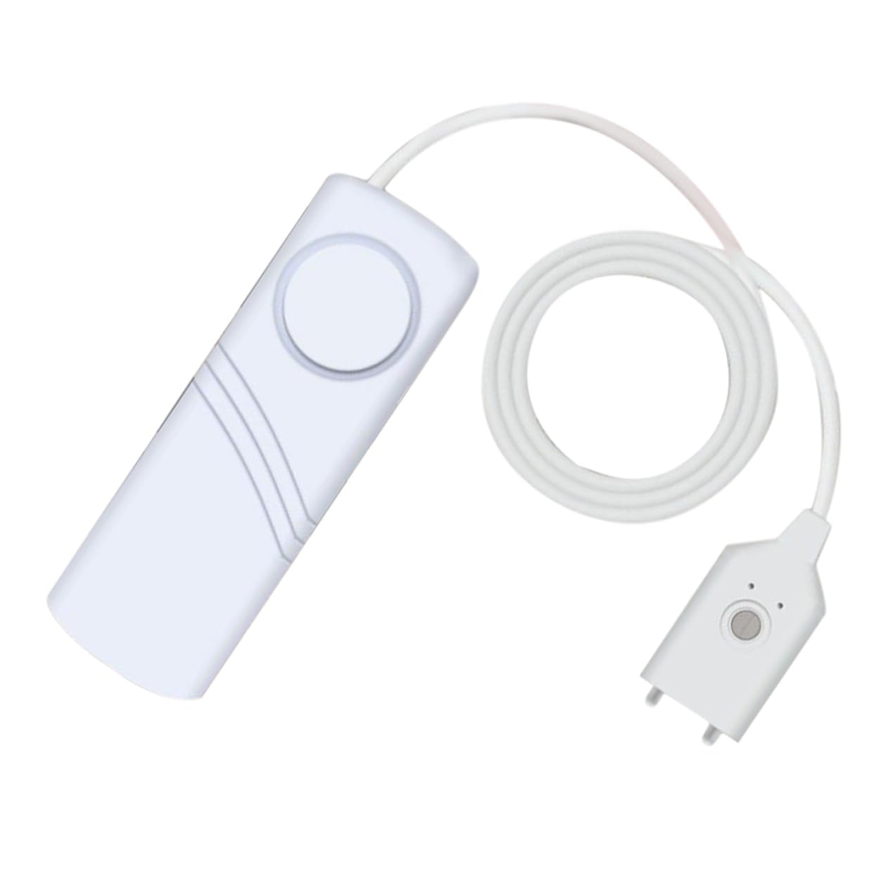 DOITOOL 5 Pièces Alarme De Niveau d'eau Notification Porte Chauffage Capteur Fuite Alerte Alarme d'eau Blanche Plastique