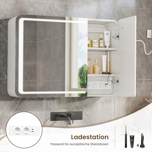 Armoire miroir salle de bain LED variateur, FORABAMB