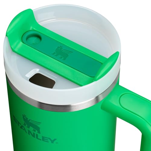 Image of STANLEY Quencher H2.0 Tumbler with Handle and Straw 30 oz | Flowstate 3-Position Lid | Cup Holder Compatible for Travel | Insulated Stainless Steel Cup | BPA-Free | Meadow