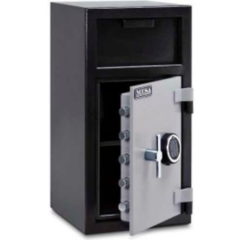Mesa Safe Company Model MFL2714E Depository Safe with Electronic Lock, Two Tone Gray
