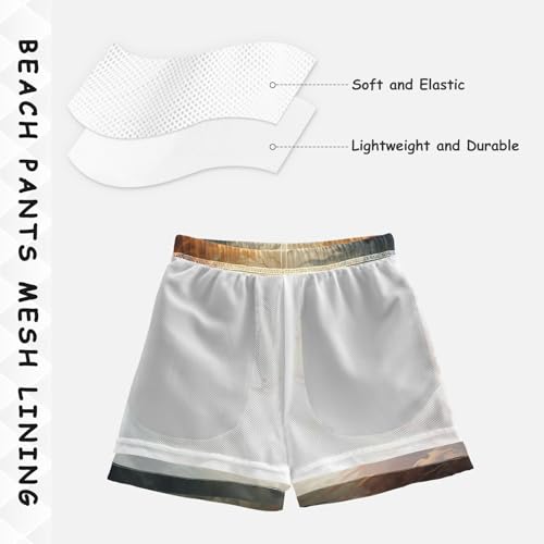 ALAZA Roar Tigers Boy’s Swim Trunk Quick Dry Beach Shorts Swimsuit Bathing Suit Swimwear3