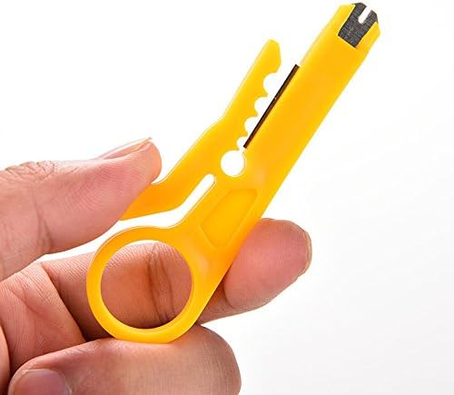 Chengor 5pcs MINI Portable wire stripper Knife crimper Pliers crimping tool Cable Stripping Wire Cutter multi tools Cut Line pocket multitool