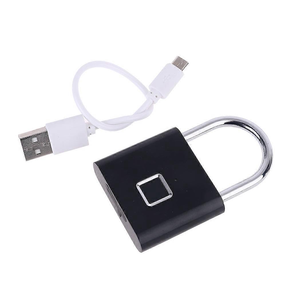 Joyhappst Image Color Fingerprint Smart Padlock Quick Unlock Zinc Alloy Metal Self Developing Chip