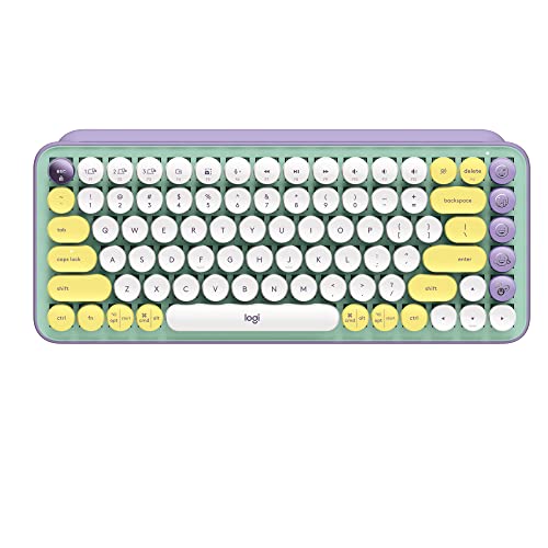 Logitech POP Keys Mechanical Wireless Keyboard with Customizable Emoji...
