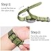 Ritche Christmas Gift 20 mm Army Green Military Ballistic Nylon Strap with Heavy Buckle Bands for Omega x Swatch Moonswatch Compatible With Timex Weekender Watch Band, White Elephant Gifts, Stocking Stuffers for Men