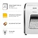 Fellowes Aktenvernichter, Papierschredder für 12 Blatt Partikelschnitt & Amazon Basics - Schmiermittelblätter für Aktenvernichter, 12er-Pack Automatisch, Mikroschnitt, Weiß