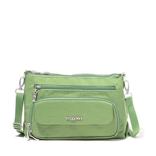 Image of Baggallini Original Everyday 11x7.5 Crossbody Bags Rfid Protected Lightweight Nylon Zippered Travel Purse