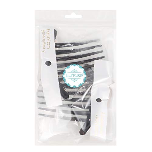 2Pcs Pearls Hair Side Comb Crystal Decor Plastic Twist Comb With 7 Teeth Comb For Women Girls (Peacock, Flower) #TOP6