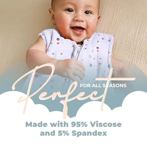 Image of Sleeveless Soft Baby & Toddler Sleeping Sack, Breathable with Adjustable Feet Cuffs & Anti-Slip Grip