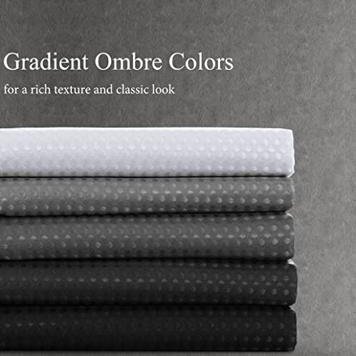 Naturoom Black Shower Curtain Black And White Ombre Bath Shower Curtains For Bathroom thumb #3