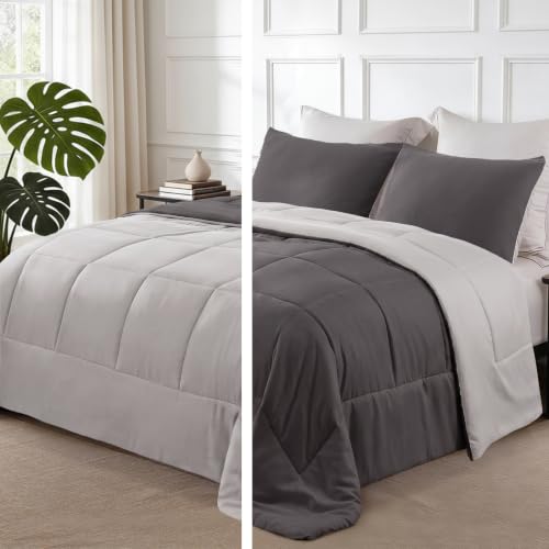 Image of Exclusivo Mezcla Reversible Soft Twin Comforter Set, 2 Pieces