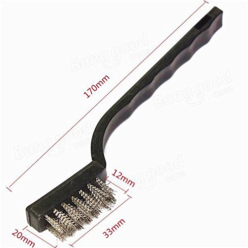 DIY Crafts Pack Of 6 Pcs Set, Design No #6, Mini Wire Brush Set Steel Brass Nylon Cleaning Polishing (Pack Of 6 Pcs Set, Design No #6) 1