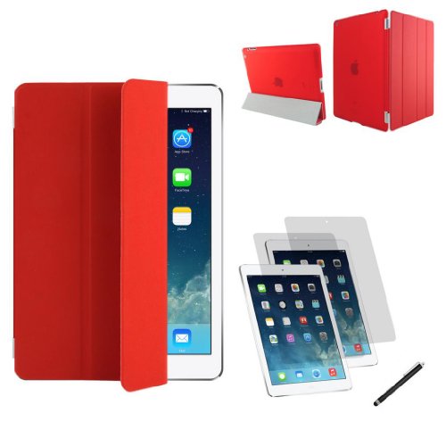Smart cover per Ipad Air ROSSO + back cover