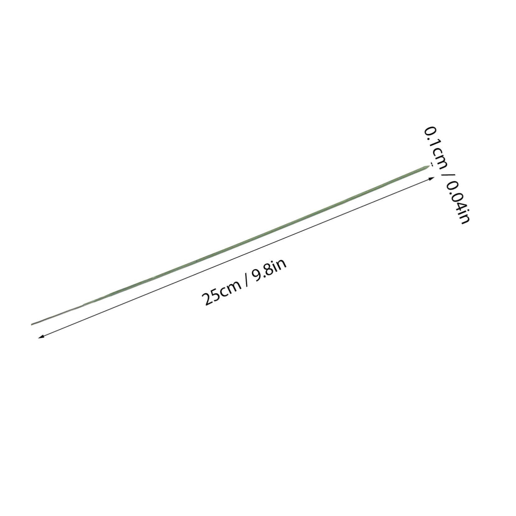 HAWILLOSCH Versatile 100pcs Floral Stems Wire for Bouquets Decor Creative Projects