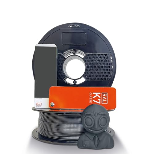 Image of NFIL3D Premium High Strength PLA+ Midnight Grey 3D Printer Filament | Dimensional Accuracy + /- 0.015mm |1.75mm | Easy to Print, No Clogging,Smooth Finish,Tangle-Free |Compatible with All 3D Printers