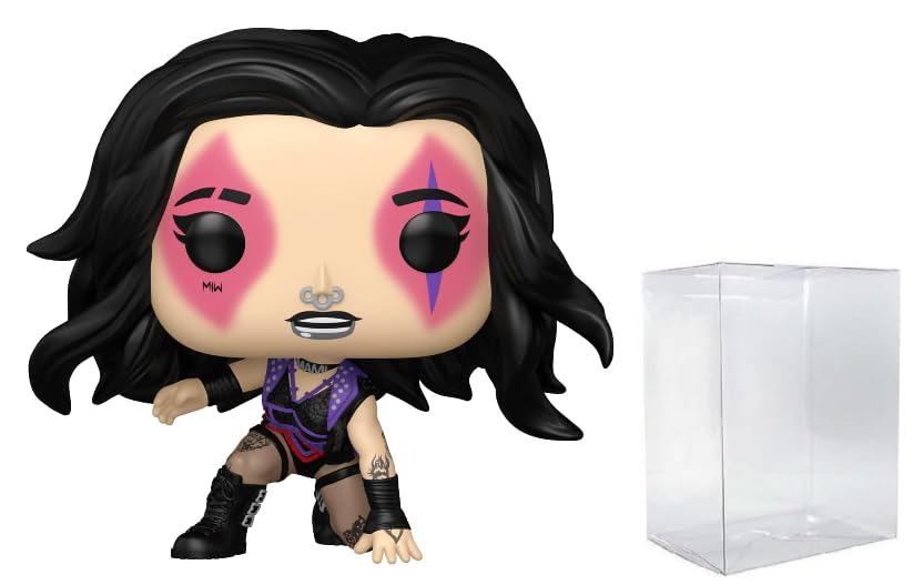 Funko Pop! WWE Rhea Ripley Vinyl Figure #193, Wrestlemania 40, with Protective Case
