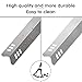 Hisencn 15 inch Grill Heat Plates for Dyna Glo Grill Replacement Parts DGB610SSP, DGF510SBP, DGF493BNP, Stainless Steel Grill Heat Shields for Backyard Uniflame BHG Gas Grill Parts BY15, BY13-5 Pack
