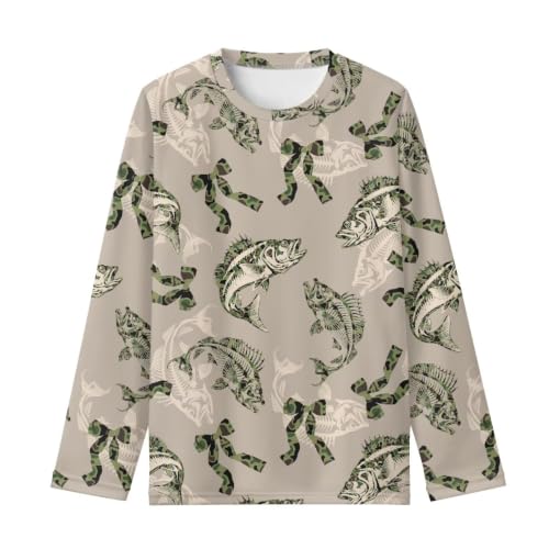 Image of Renewold Boys Girls Tees Kids T-Shirt Long Sleeve Crewneck T Shirts Casual Athletic Tops Clothing for Home School Travel