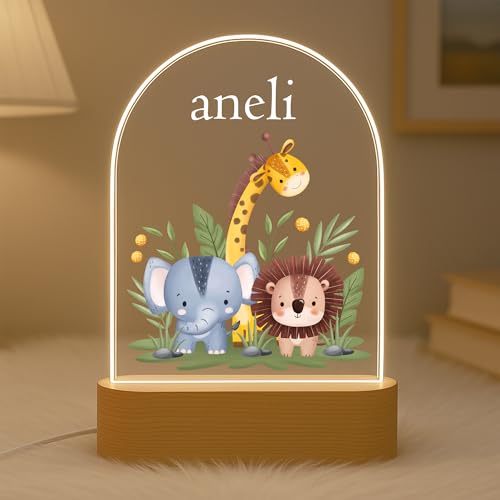 Image of Acrylic Customized Name LED Lamp Personalized Night Light with Name Custom Gift for Anniversary Home Decor for Men Birthday Gift Kids Friend Return Gift Kids Birthday (Design 3)