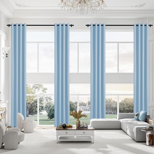 Phating Extra Long Blackout Curtains, Window High Ceiling, 2 Story