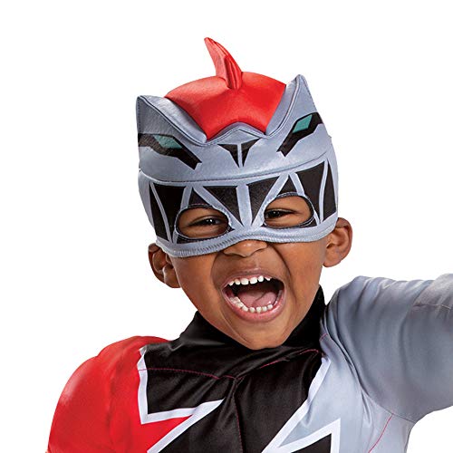 Disfraz Red Ranger talla 4-6 para niños miniatura 3