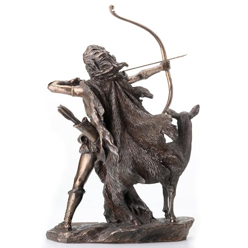 Estatua de Artemisa Diosa de la Caza y Naturaleza 12.25 in miniatura 2