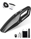 SERVOMASTER Aspirapolvere Portatile, Aspirapolvere Auto Ricaricabile, Aspirabriciole Senza Fili Potente con HEPA, Mini Aspirapolvere per Uomo e Donna, Accessori Interni Kit di Pulizia