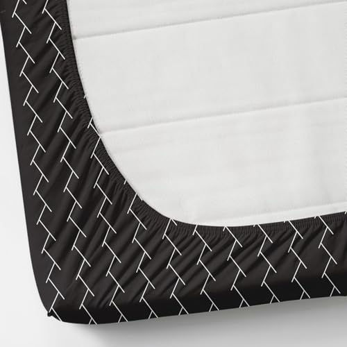 Image of NHD HOME Premium Cotton Elastic Fitted Bedsheets with 2 Pillow Covers Double Bed All Around Elastic Supersoft Size - 72 x 78 +10 inches Dark Brown 200 tc - 220 tc