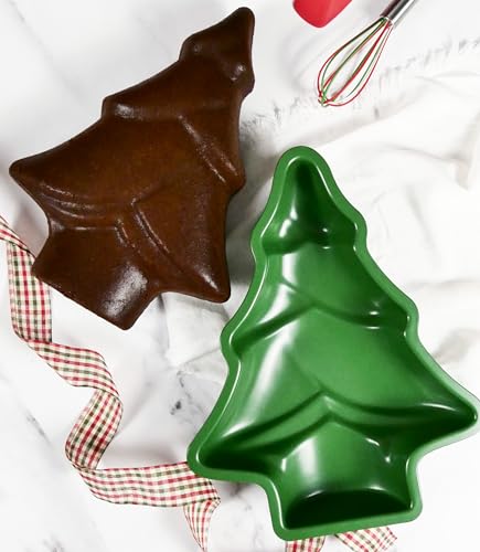 Image of USA Pan Global Green Christmas Tree Cake Pan