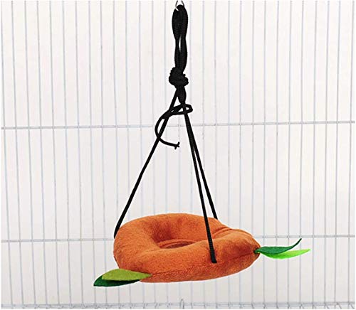 Hamster hangmat kleine dieren jungle hangend warm bed huis kooi nest accessoires bospatroon kooi speelgoed blad hangen tunnel en schommel voor Sugar Glider eekhoorntjes hamster spelen (5 stuks) - Image 6