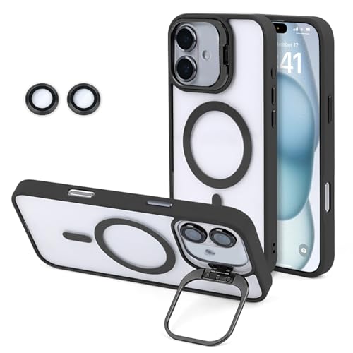 iPhone 16 p P[X JgX^h JYی MagsafeΉ TPUop[ NAP[X  ACtH16 Jo[ ϏՌ y ^ Xgbvz[ X^h@\ YJo[ iPhone16 Ή X}zP[X J