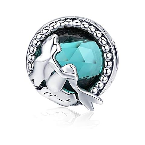 Abalorio de plata de ley 925 con perlas de sirena submarina Cover