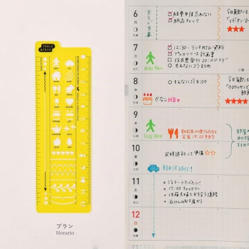 Planificador Hobonichi Techo con accesorios para organizar tu rutina diaria en la oficina 7