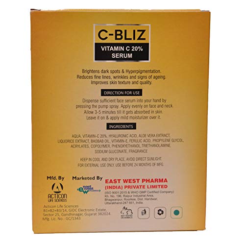 Image of Alembic CBLIZ Vitamin-C 20% Serum - 20 ml