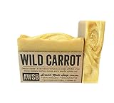 Wild Carrot All Natural, Organic Bar Soap with Goats Milk for Anti-Aging, Handmade by A Wild Soap Bar