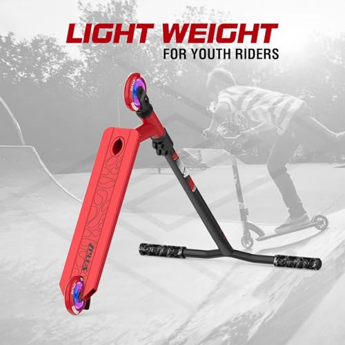 Image of Zplus Pro Trick Scooter for Pros and Beginner Stunt Scooters - with Wide Deck Freestyle Scooter - Suitable for Kids,Teens and 8+ Years