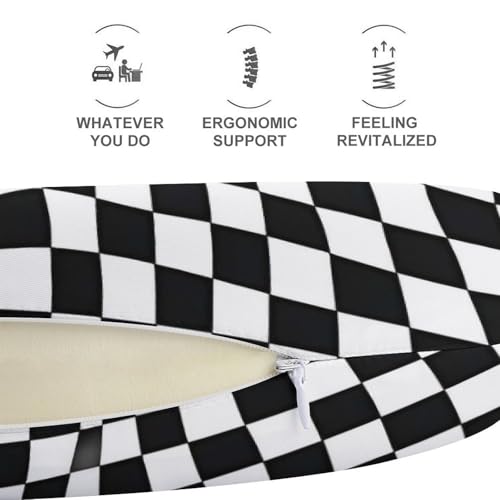 Almohada viscoelástica en U tamaño único cómoda miniatura 5