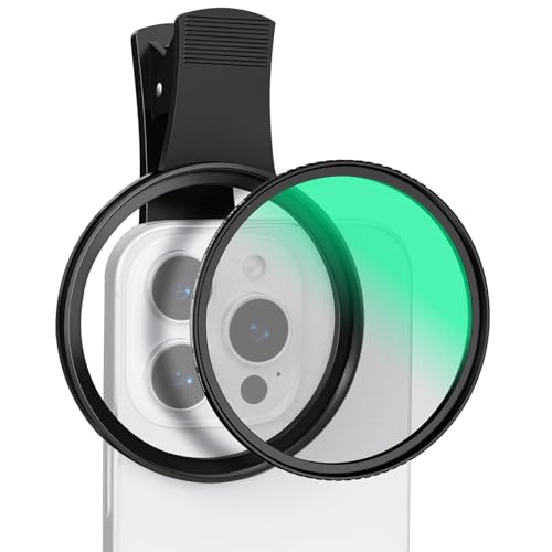 Amazon | K&F CONCEPT スマホレンズ 1/4ブラックミストフィルター+