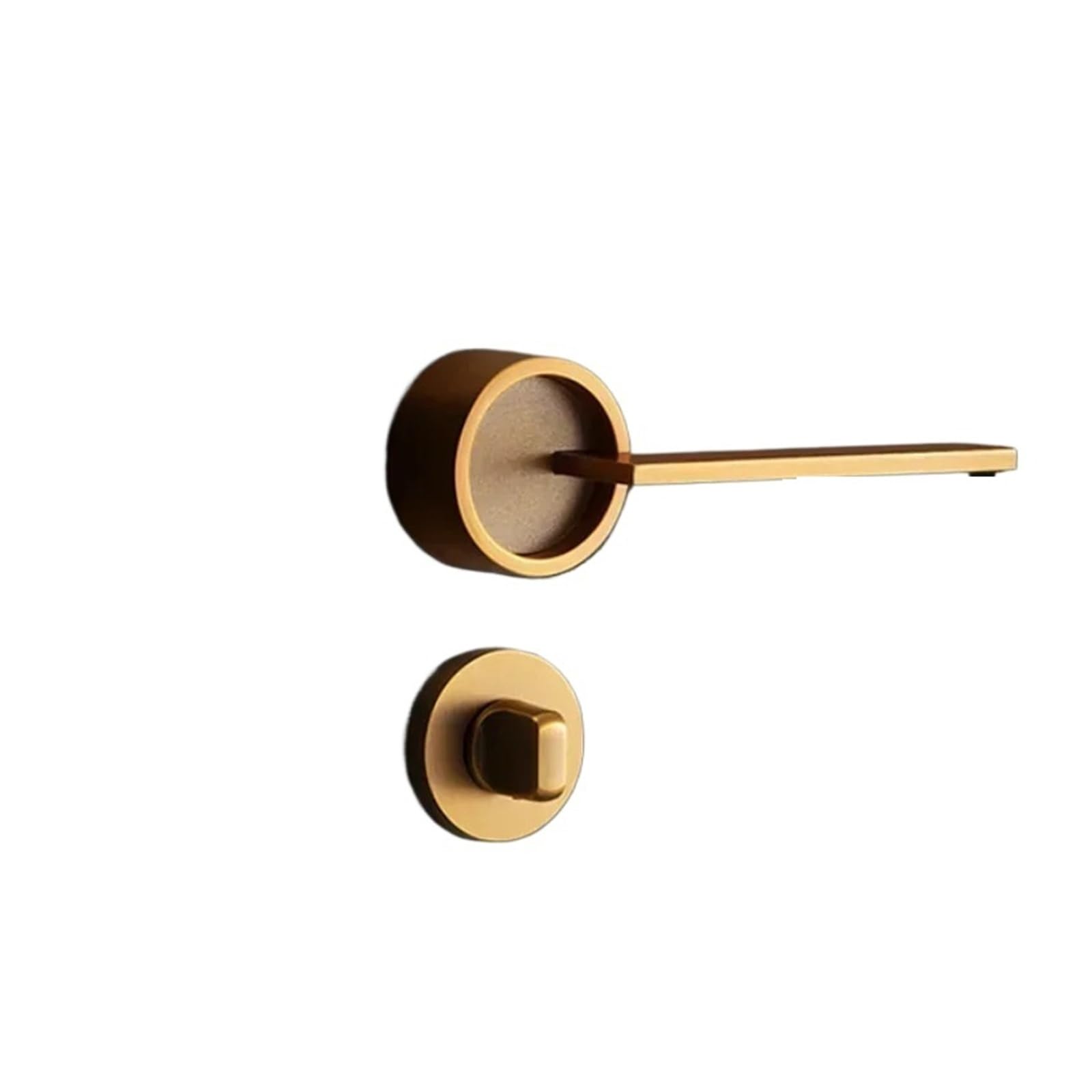 Serrure de porte simple face en alliage de zinc robuste finitions nettes