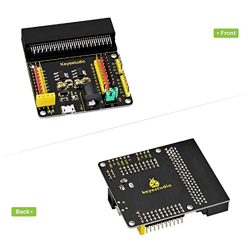 Image of KEYESTUDIO Microbit Sensor Breakout Board V2 I2C SPI Micro USB for BBC Micro:bit